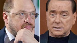 Martin Schulz e Silvio Berlusconi