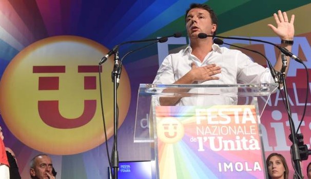Matteo Renzi chiude la Festa Pd di Imola