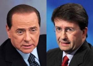 Scontro Berlusconi-Franceschini Cattocomunista. Clericofascista